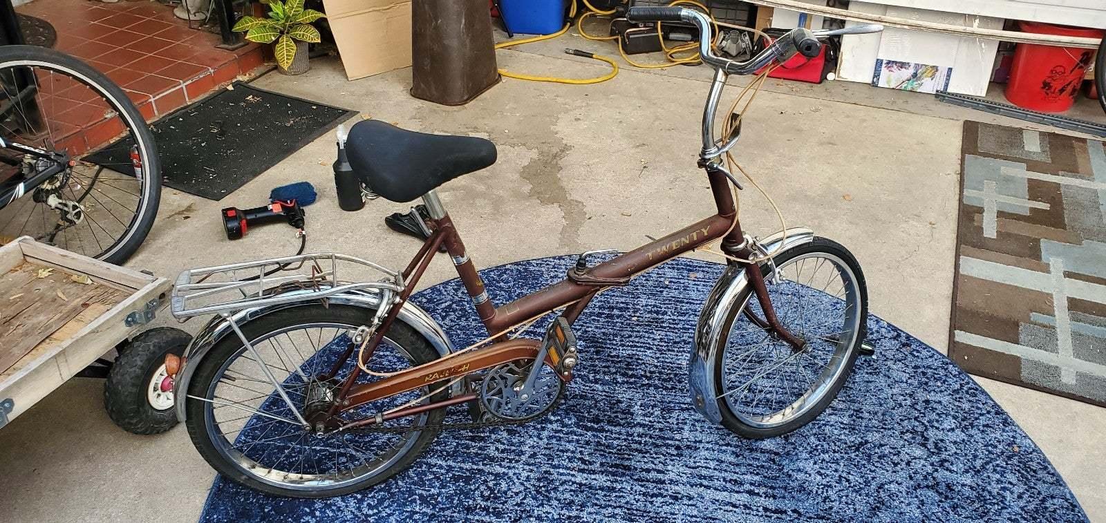 1970 Raleigh Folding Brown