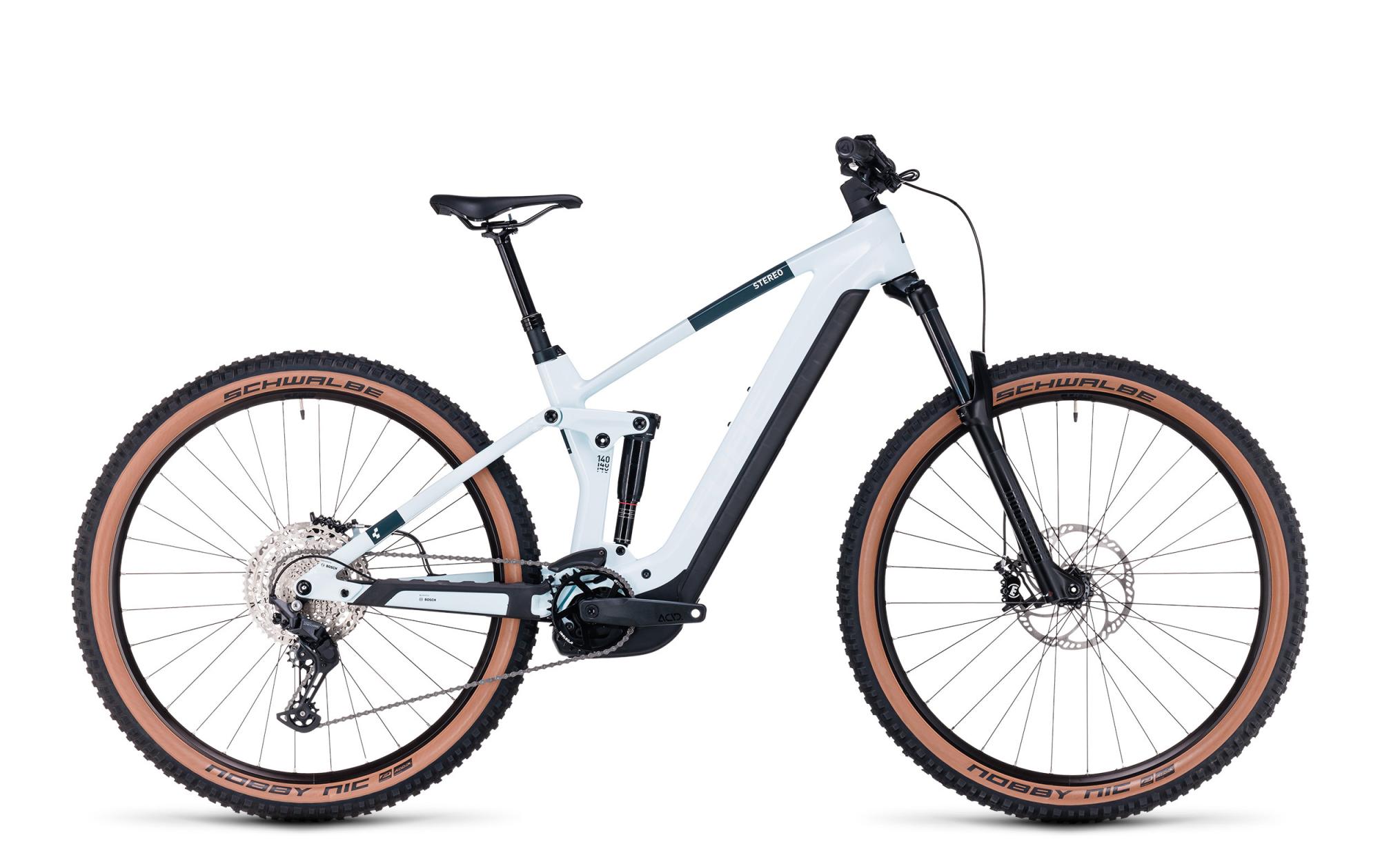 2023 Cube Stereo Hybrid 140 HPC Pro 750 White