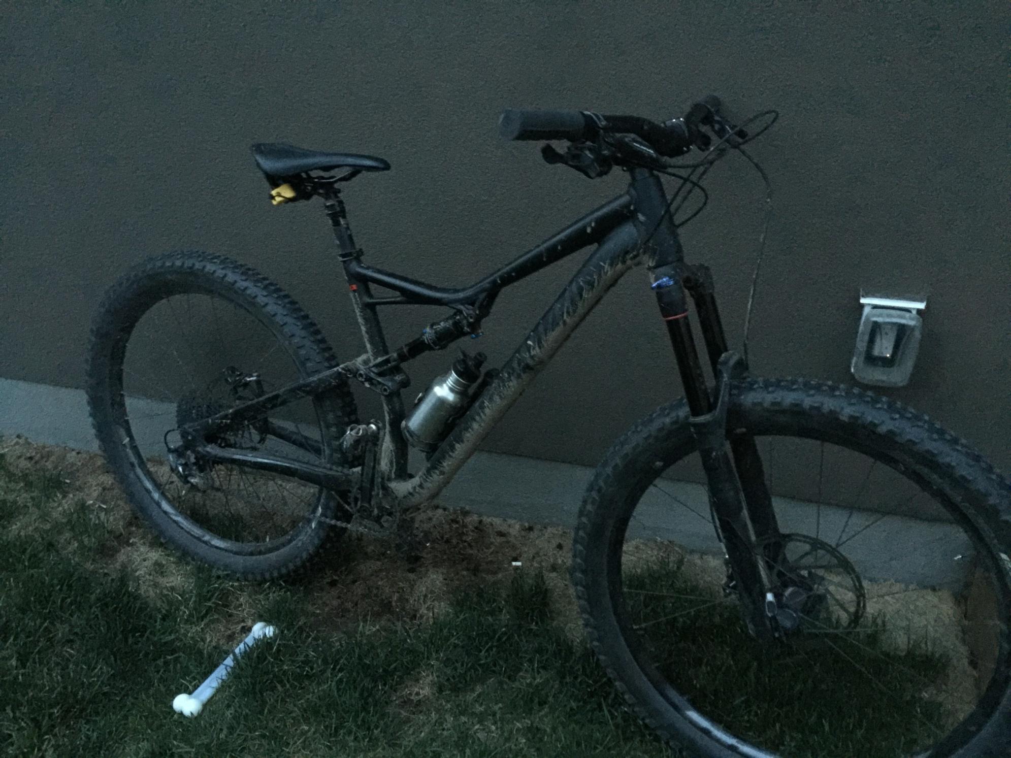 2017 Specialized Stumpjumper FSR Comp 6Fattie Black