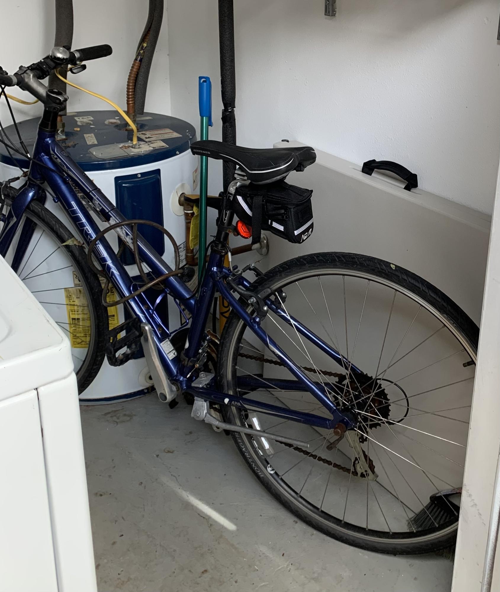 Trek 7.1 FX Blue and Silver, gray or bare metal