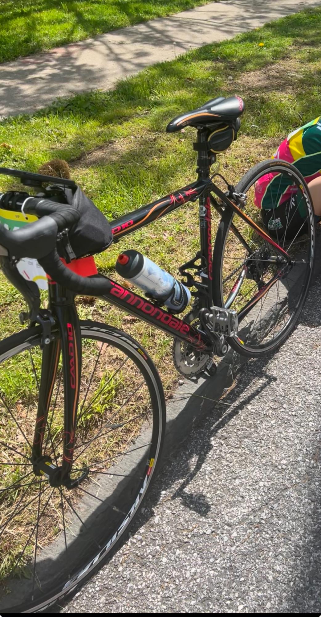 2012 Cannondale Black, Red, and Yellow or Gold