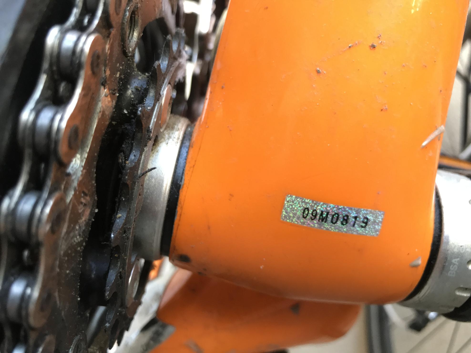 2009 Ibis Mojo Orange