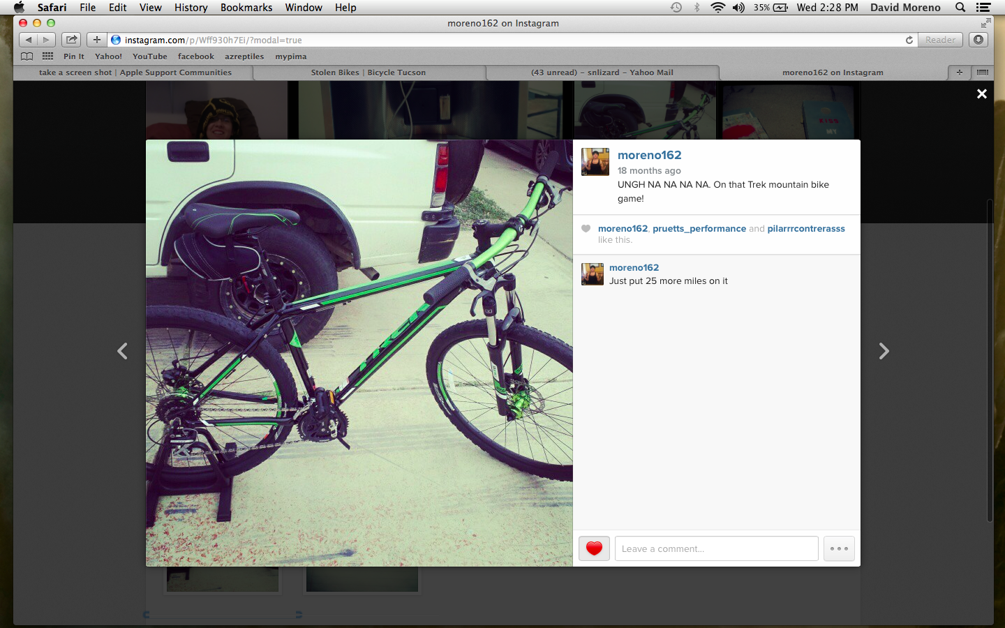 2013 Trek Wahoo  Black and Green