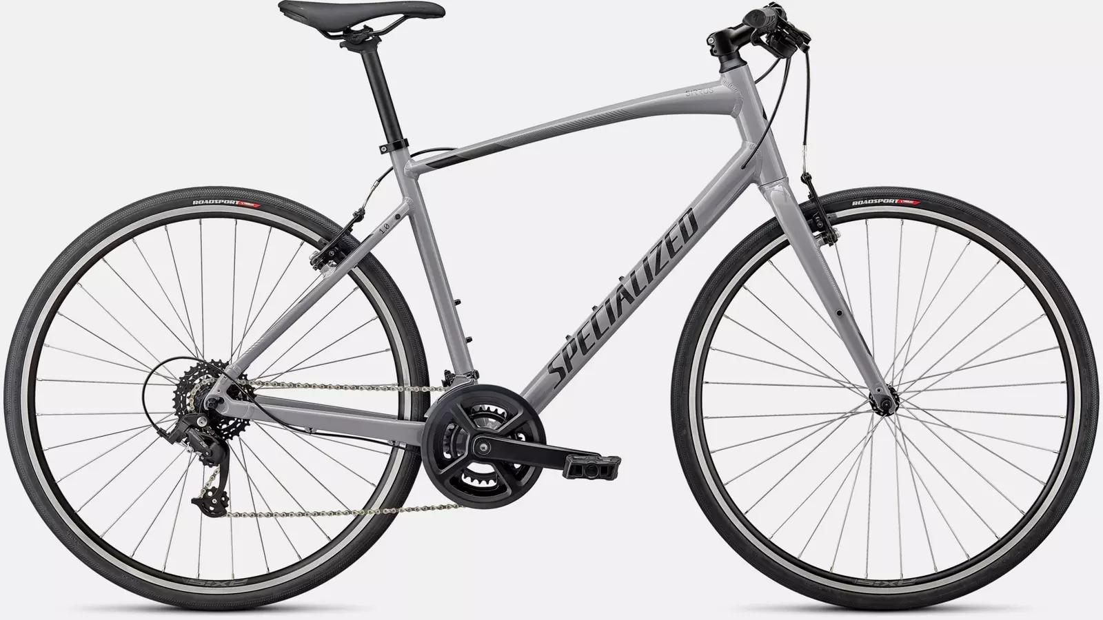 2022 Specialized Sirrus 1.0 Silver, gray or bare metal