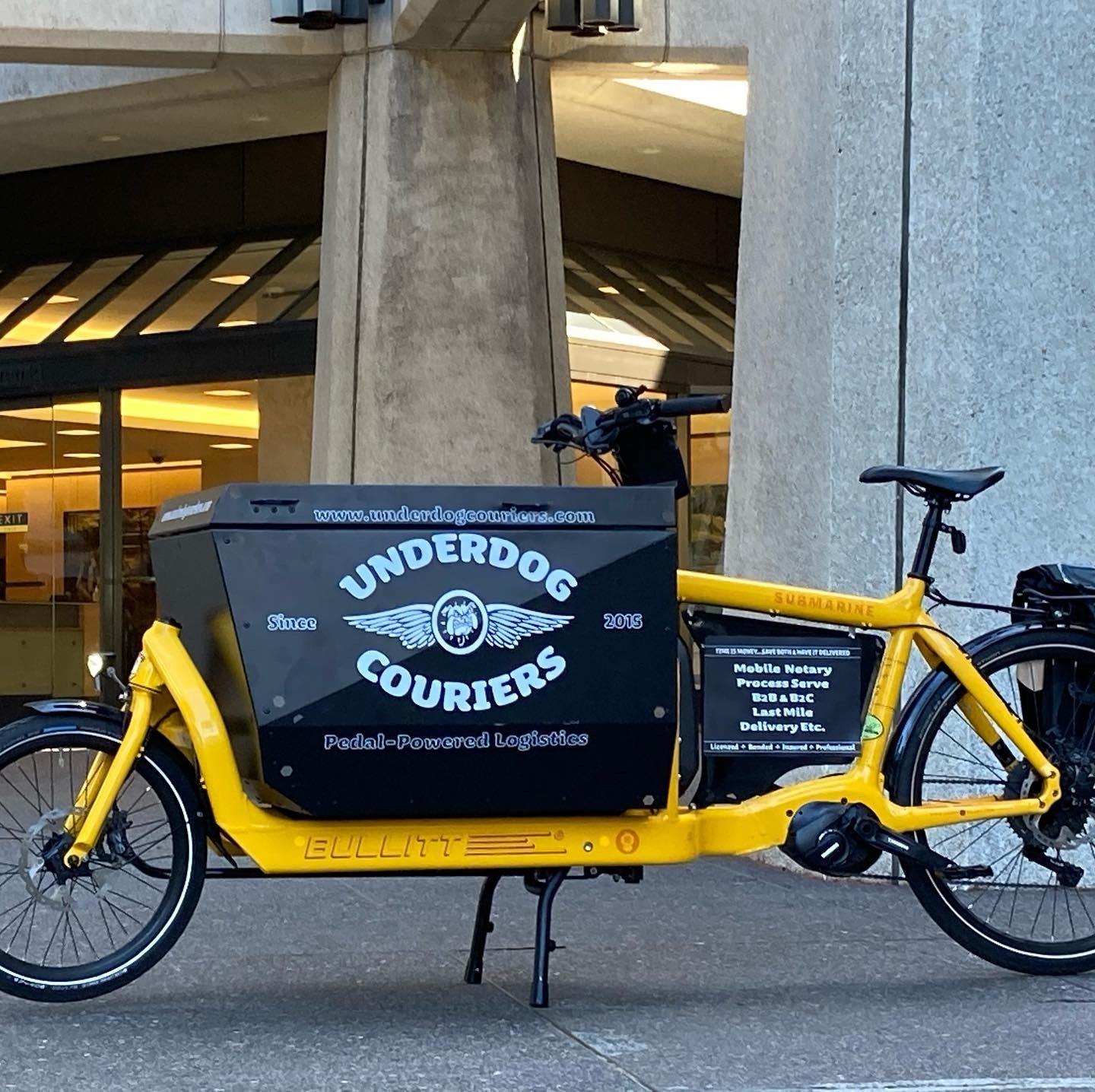 2020 Larry Vs Harry Bullitt cargo bike (front storage) Yellow or Gold