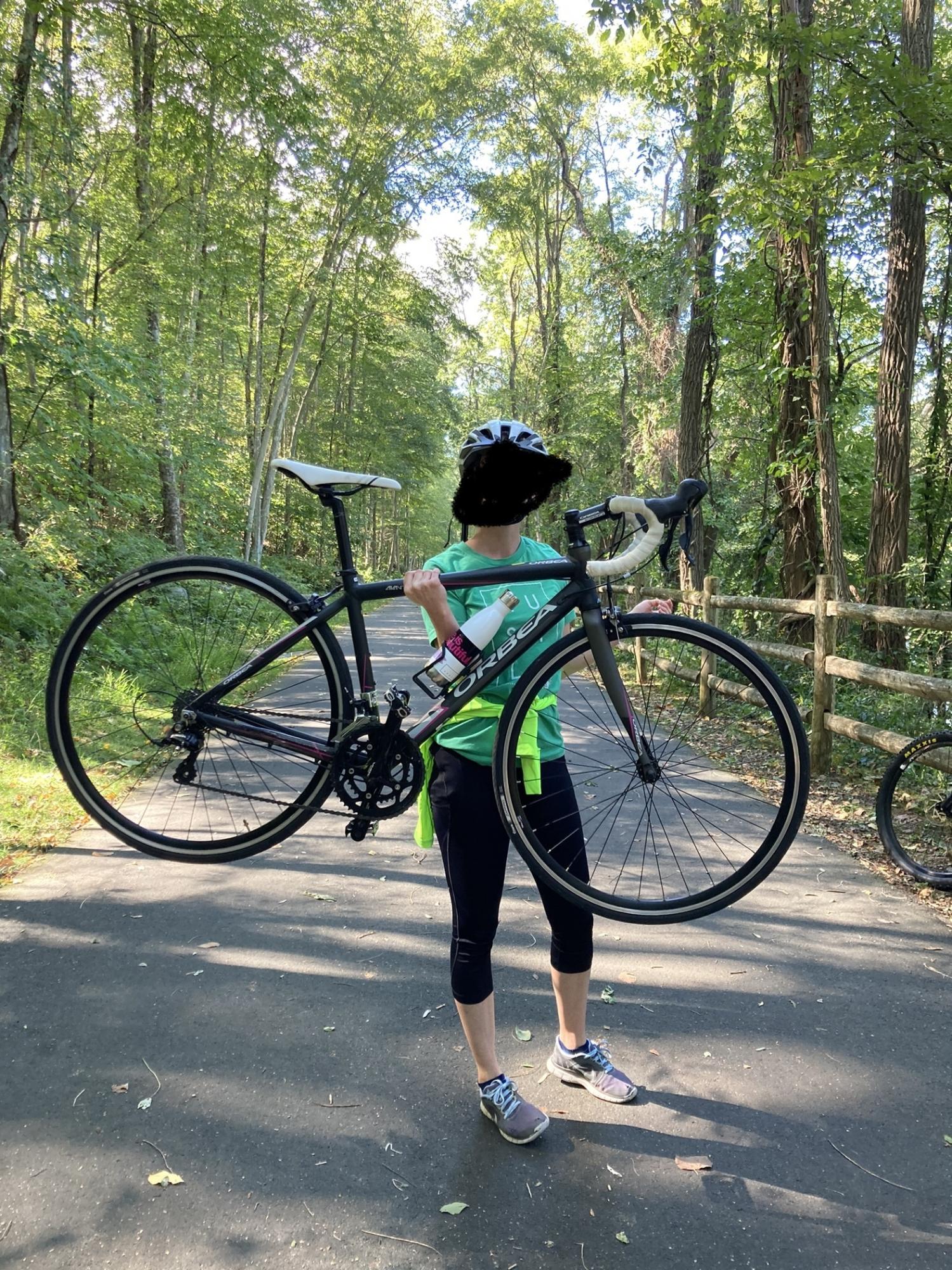 Orbea Avant Black, Pink, and White