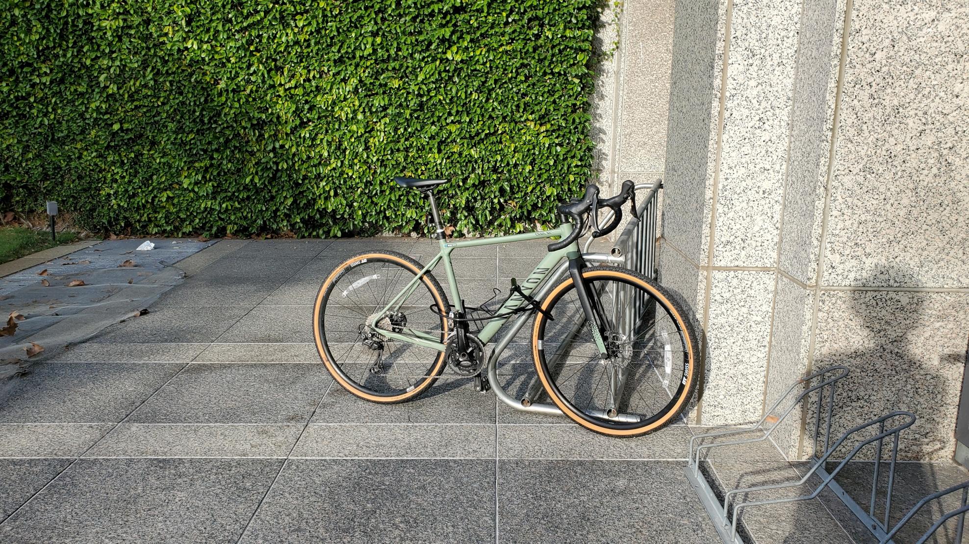 2021 Canyon bicycles Grail AL 7 Green and Black