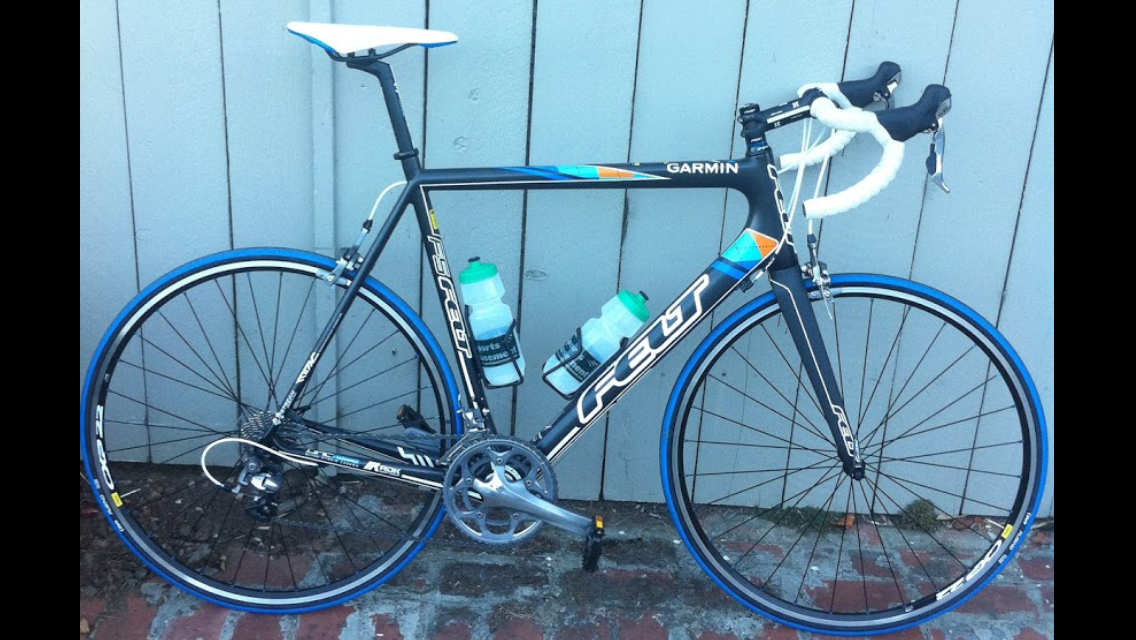 2011 Felt F5 Garmin Black and Blue