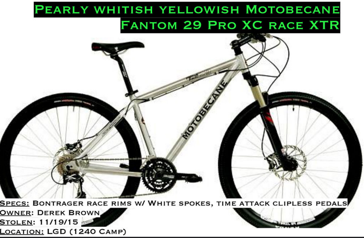 Motobecane Fantom 29 Pro XC Race XTR Yellow or Gold