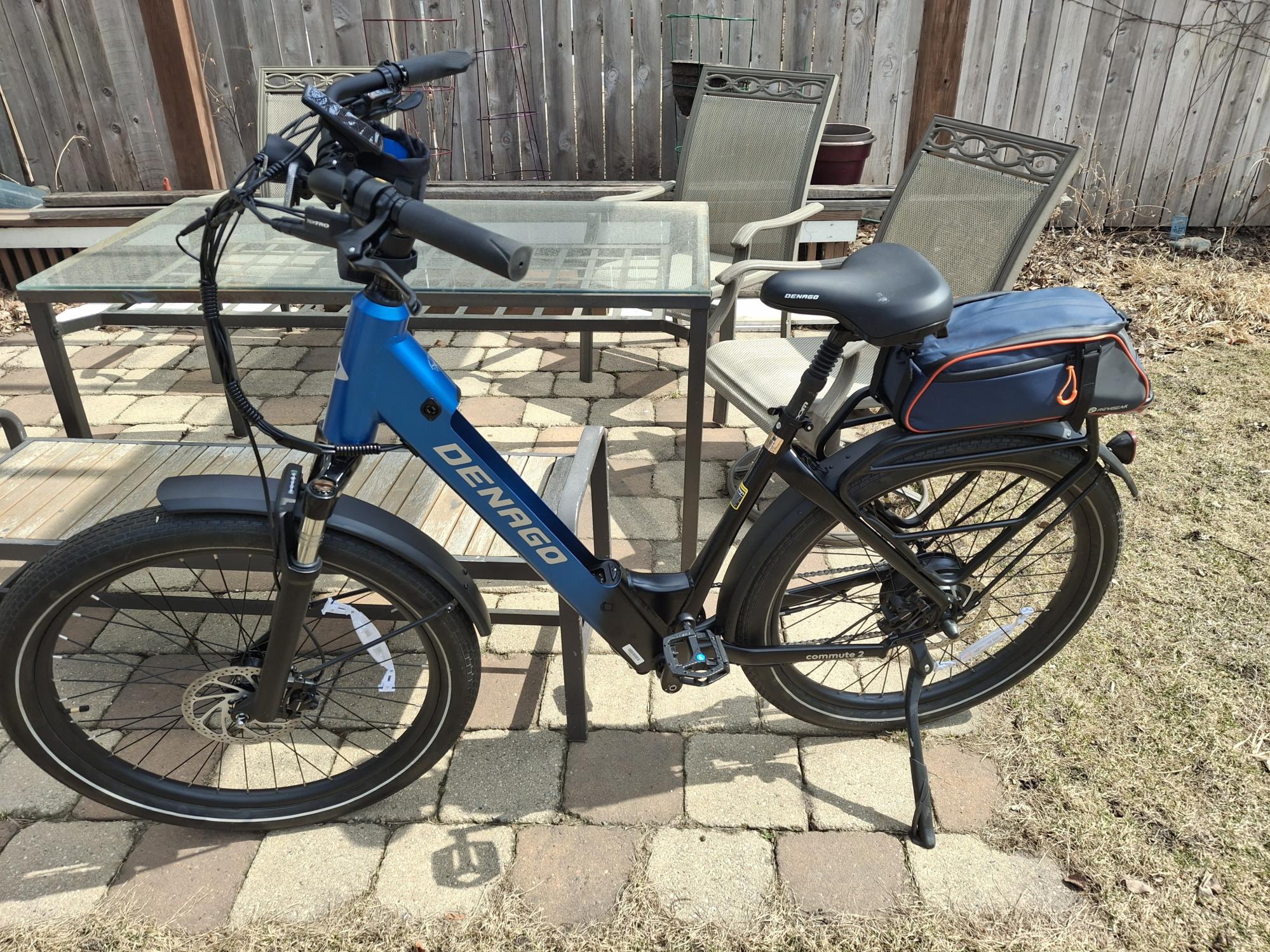 2024 Denago Communte 2 Step-Thru Blue