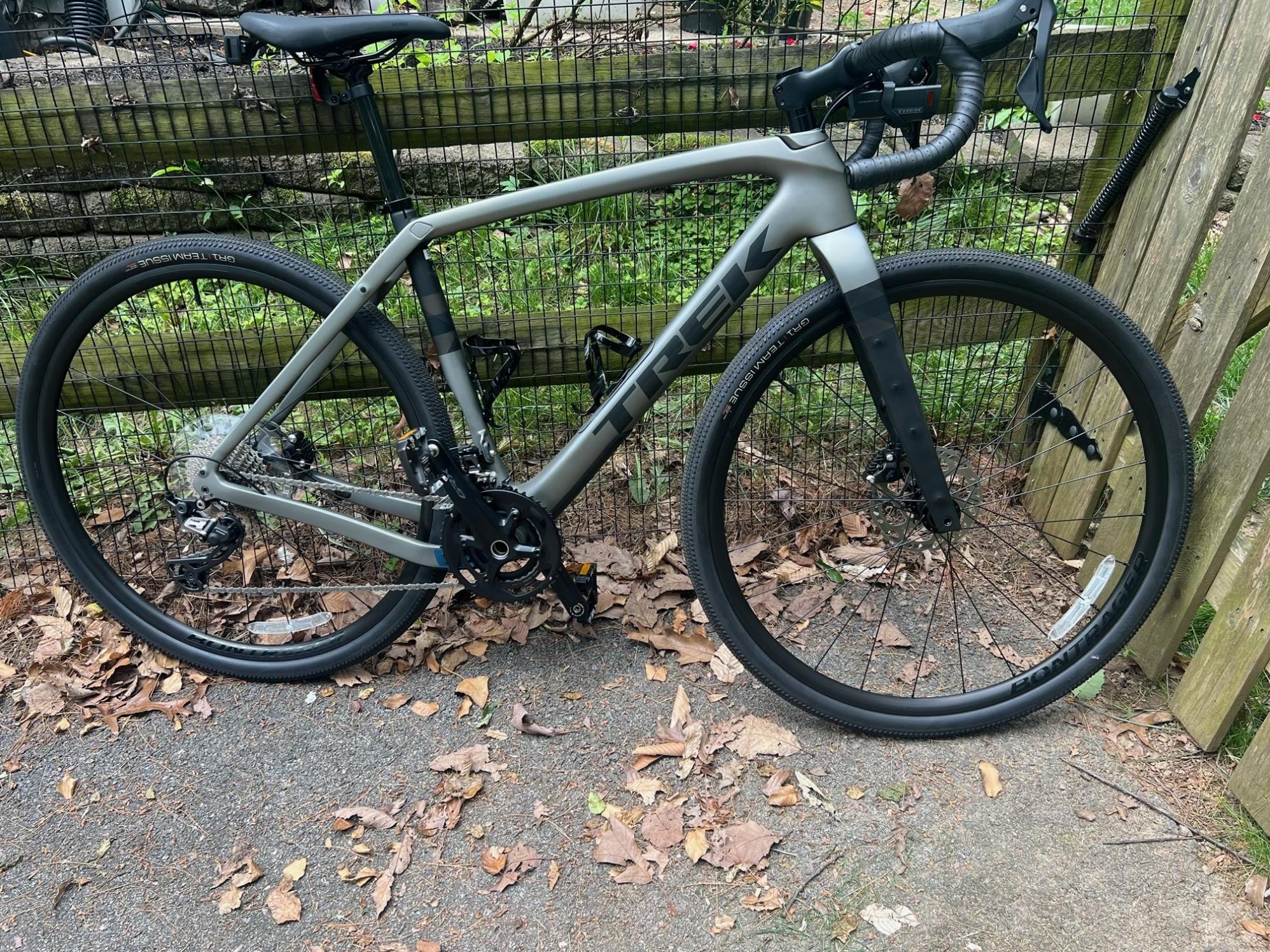 2023 Trek Checkpoint SL5 54 Satin Silver, gray or bare metal