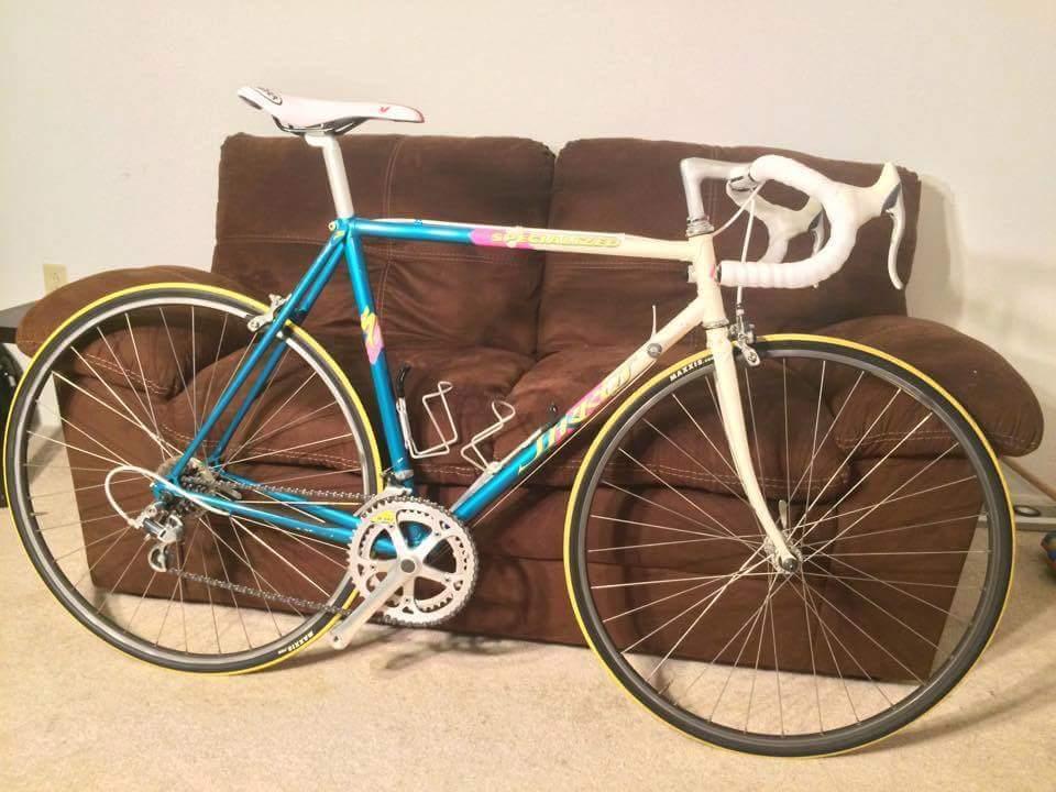 Specialized Sirrus Blue, White, and Pink