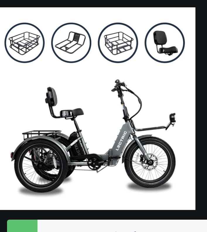 2023 Lectric eBikes Silver, gray or bare metal
