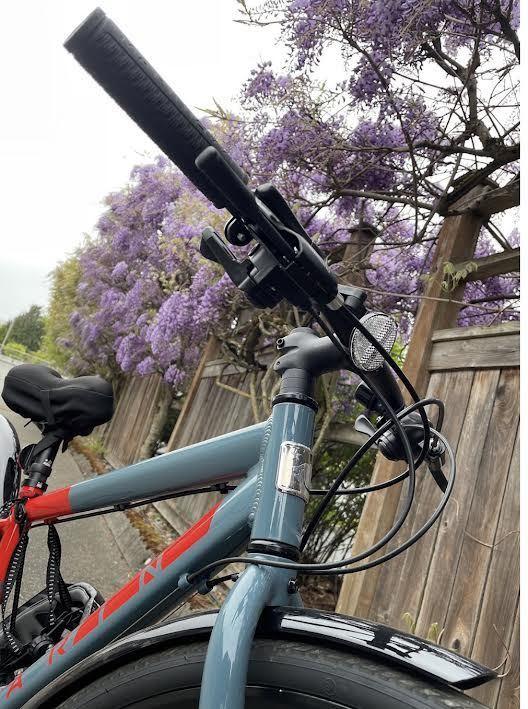 2019 Marin Bikes Silver, gray or bare metal, Blue, and Orange