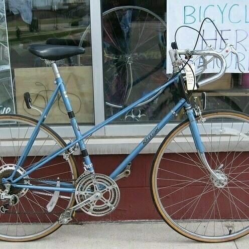 1974 Raleigh Mixte Blue