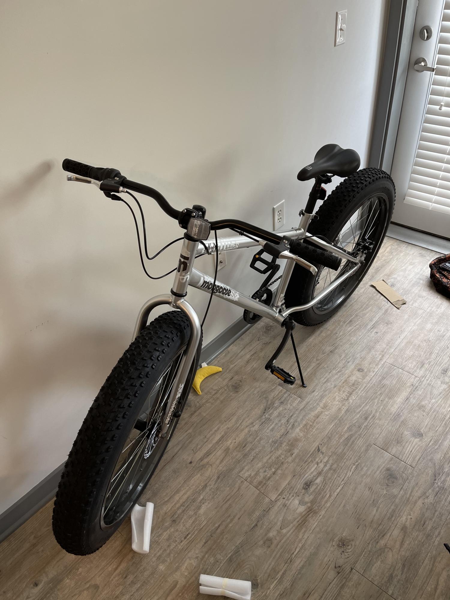 2022 Mongoose Malus Silver, gray or bare metal