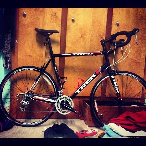 2012 Trek Lush Carbon Black, Red, and White