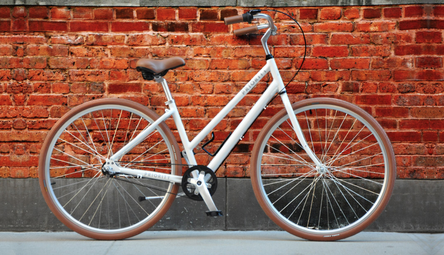 2015 Priority Bicycles step-through White