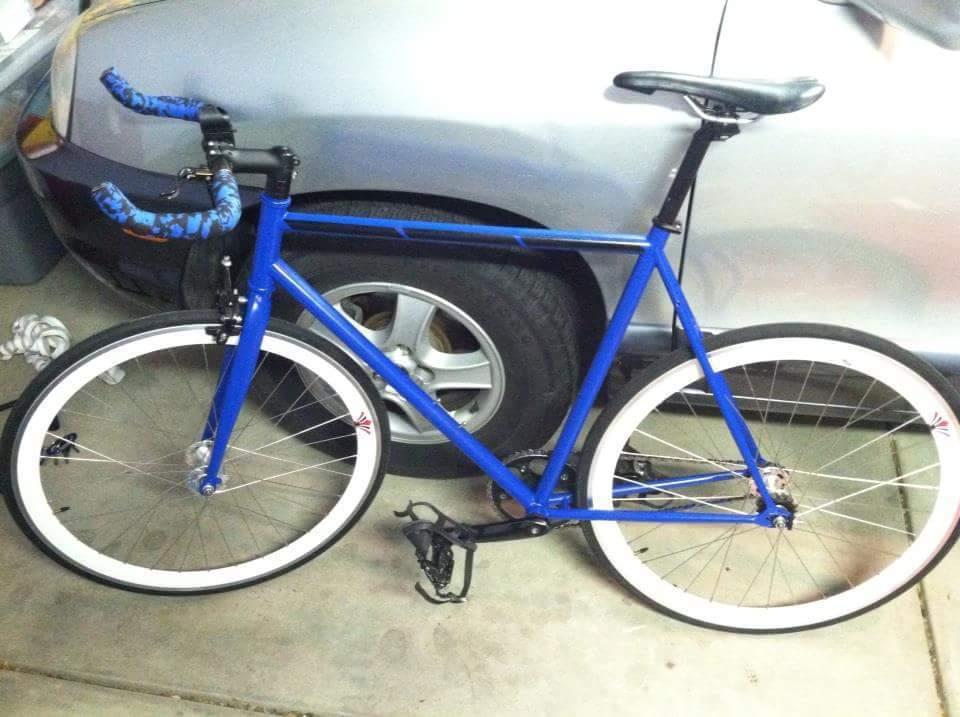 unknown Fixie/single-speed roadbike Blue