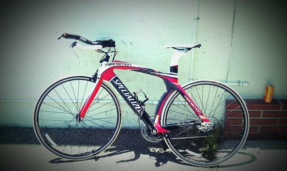 2010 Specialized Transition Comp Red, Black, and White