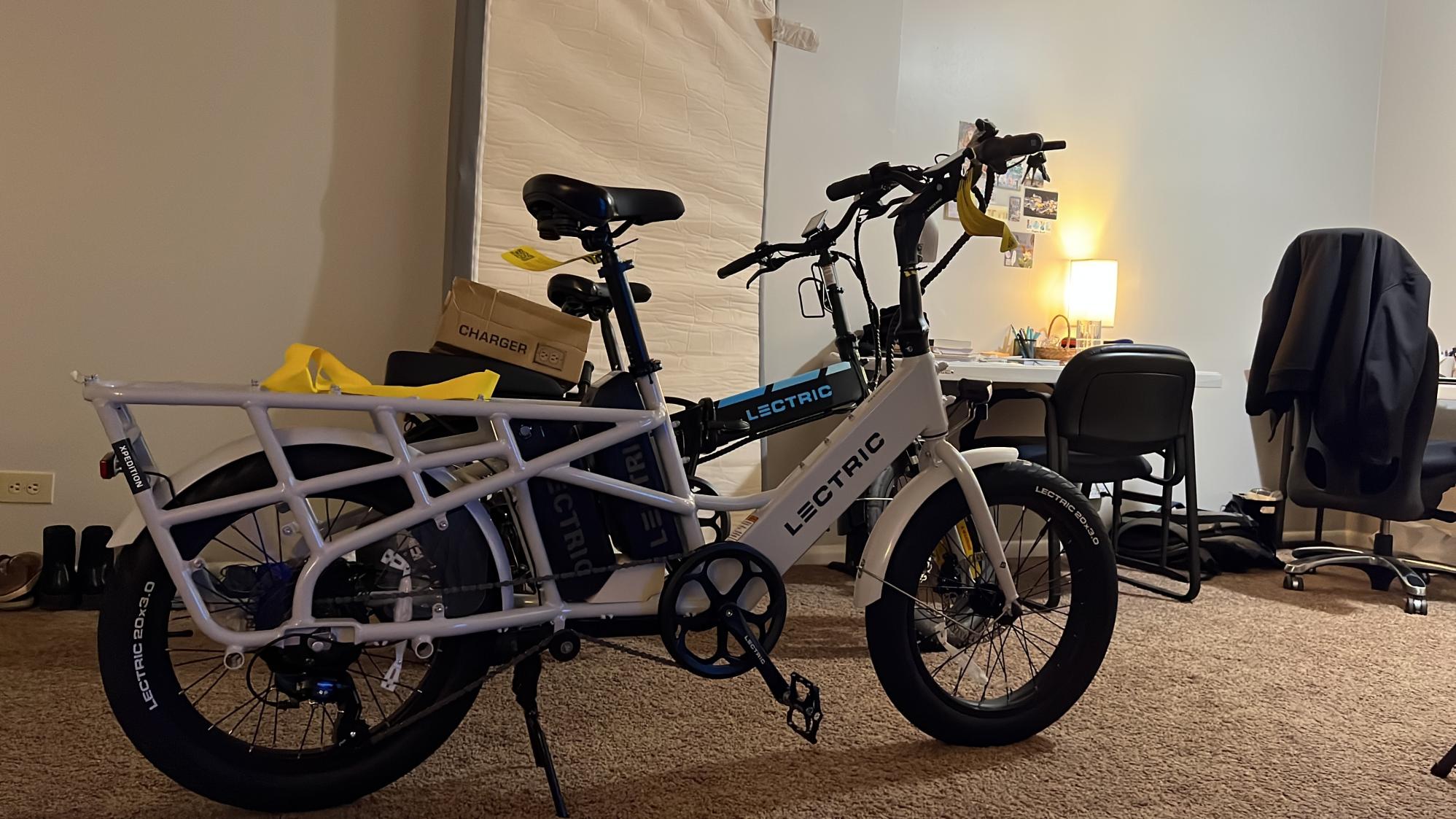 2023 Lectric eBikes Cargo ebike White