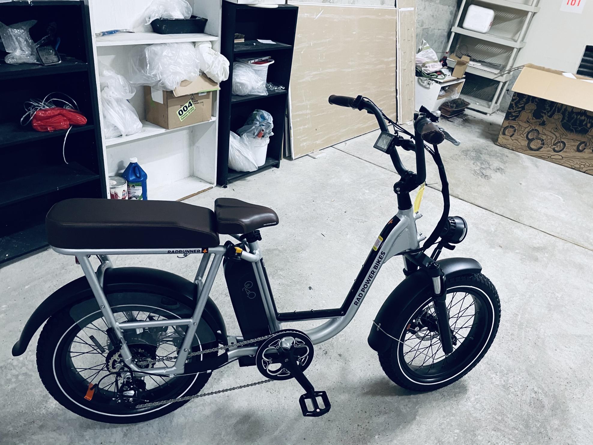 2021 Rad Power Bikes 2020 or 2021, Rad 2+, ebike Silver, gray or bare metal
