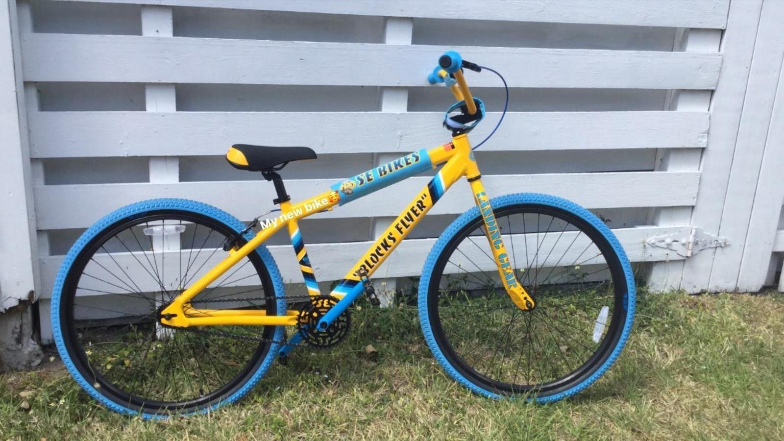 2020 SE Bikes 60601 aluminum frame Yellow or Gold and Blue
