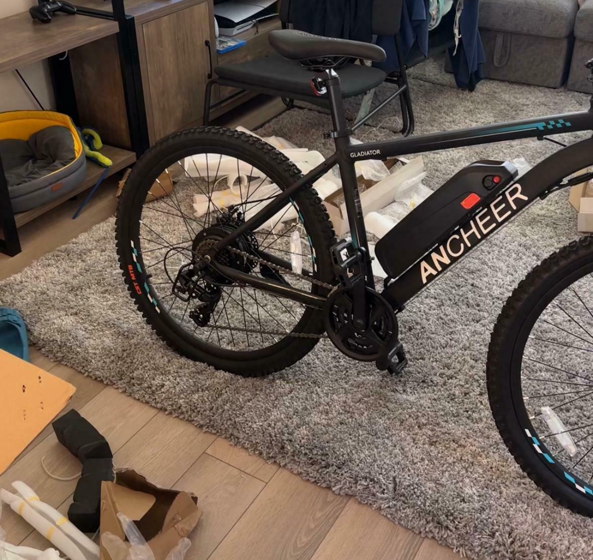 2023 Ancheer Electric mountain bike Black and Blue