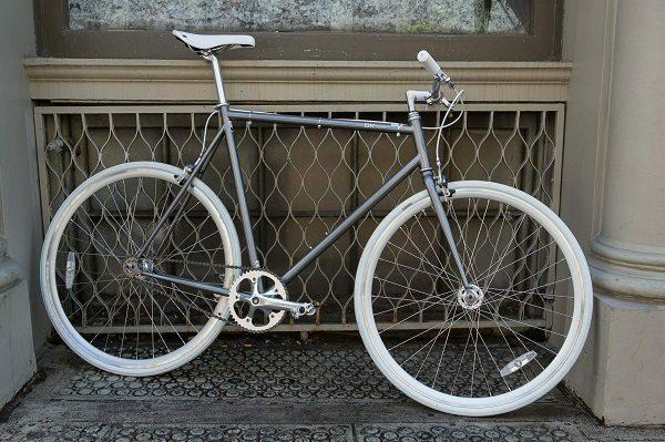 2023 Brooklyn Bicycle Co. Silver, gray or bare metal