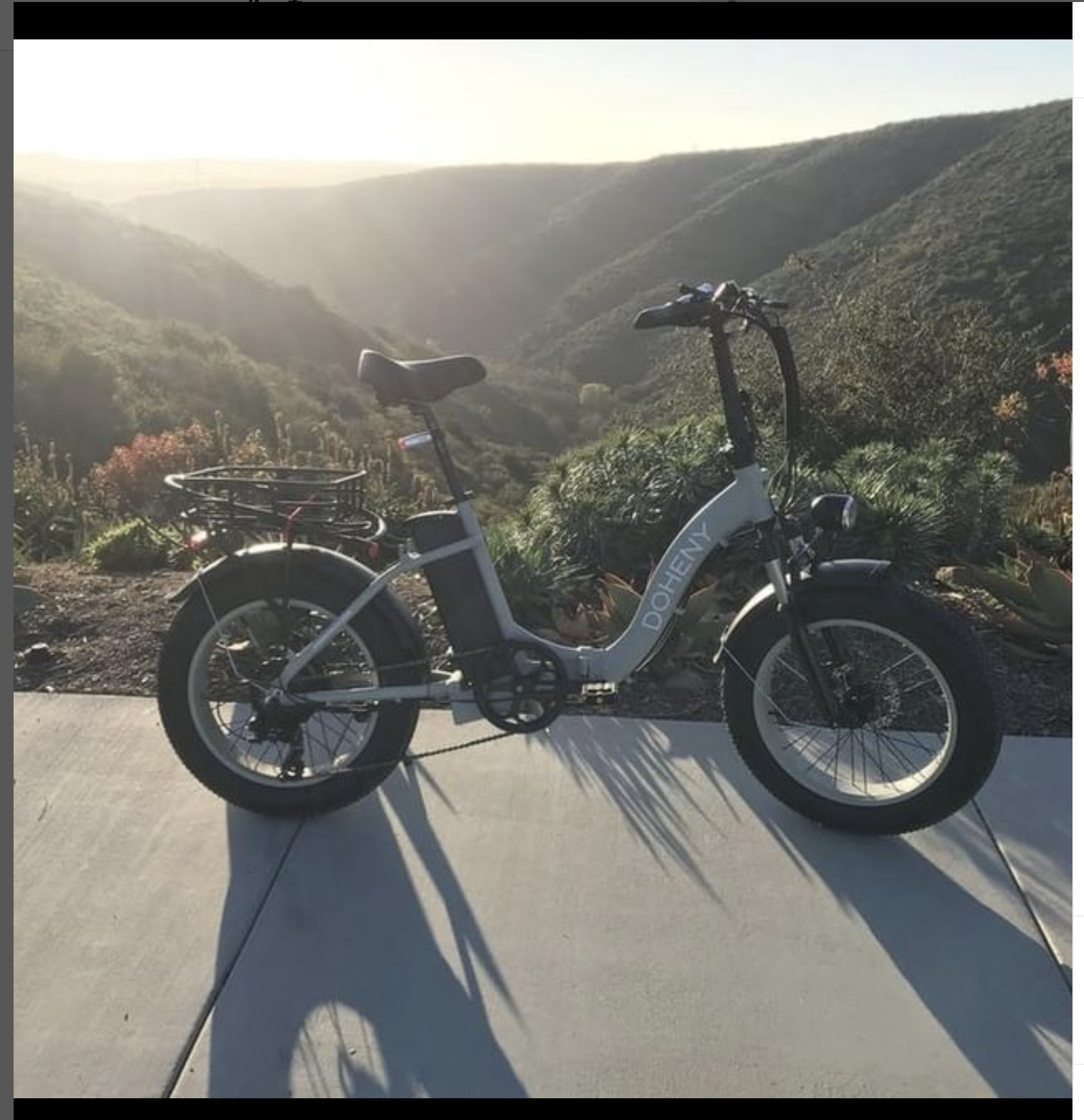 2021 Doheny Step-thru E-bike personal mobility device (electric unicycle, etc) Silver, gray or ba...