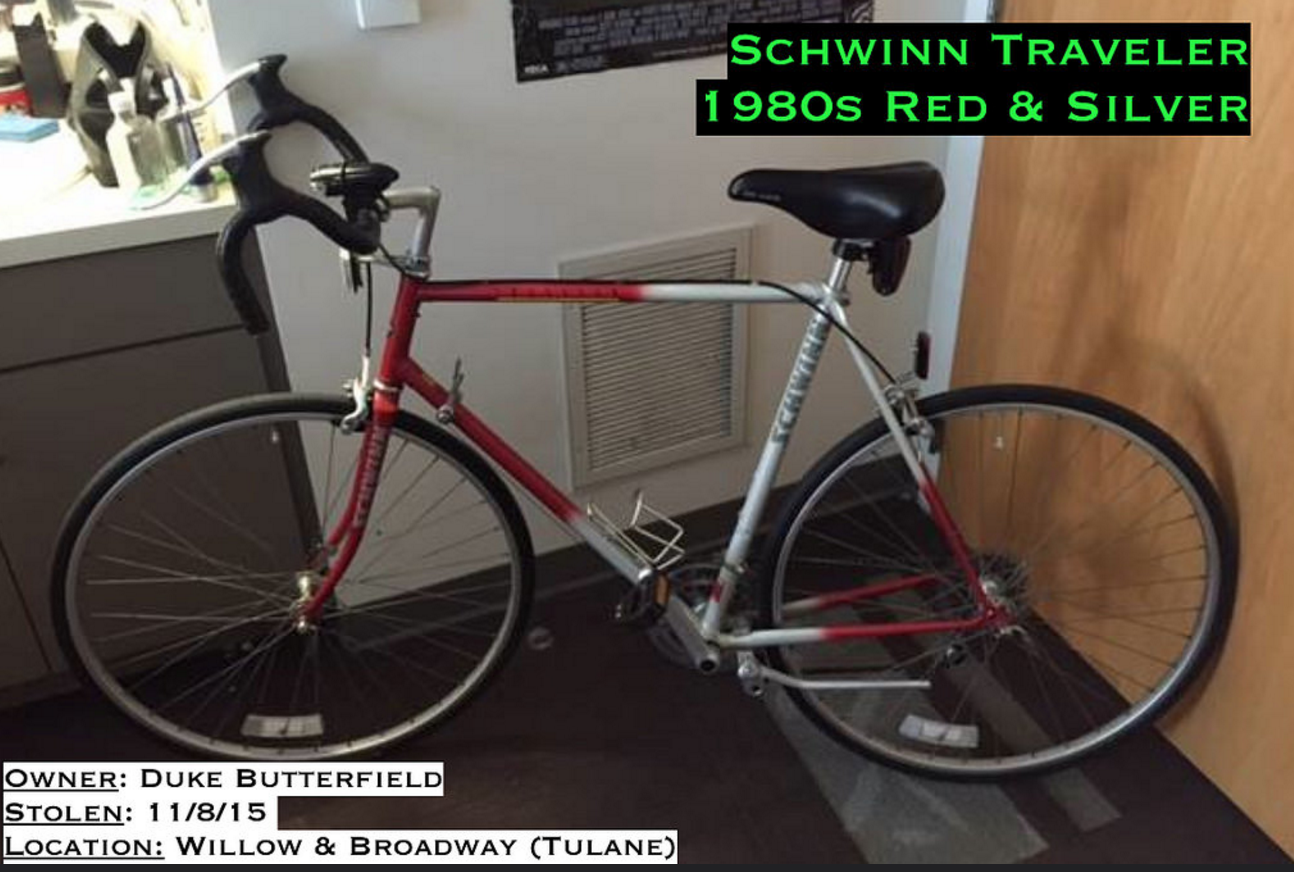 1980 Schwinn Traveler Red and Silver or Gray