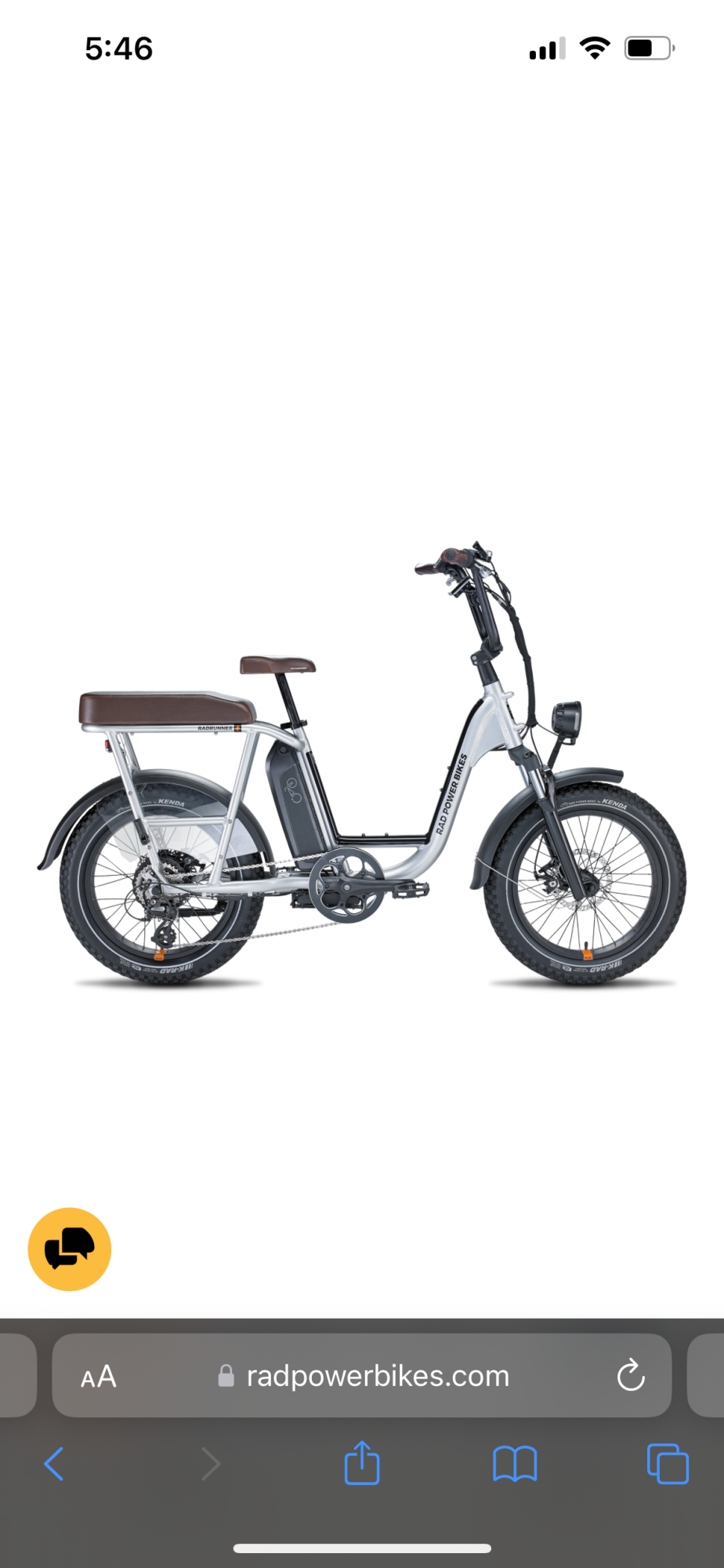 2022 Rad Power Bikes aluminum Silver, gray or bare metal