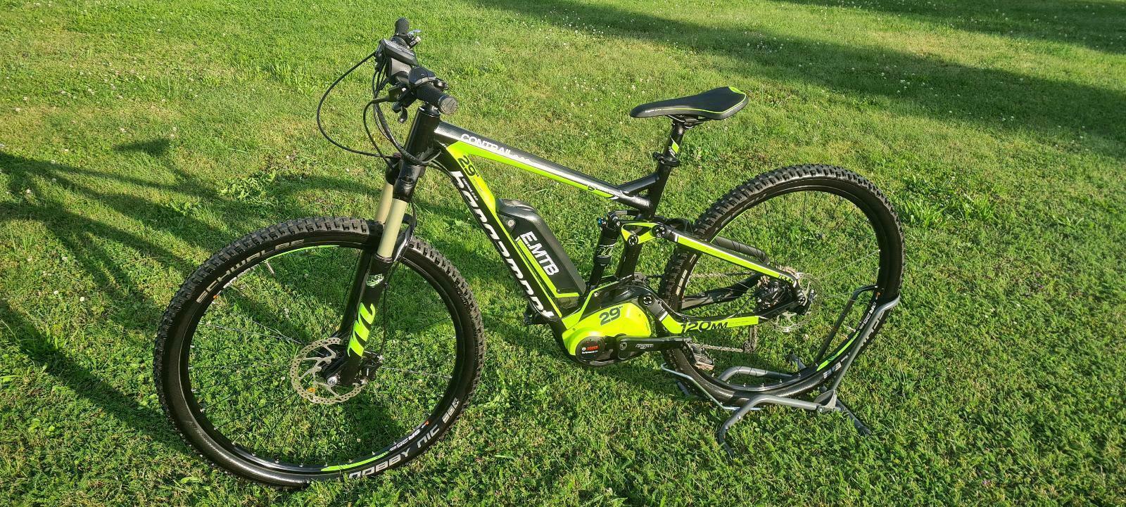 2015 Bergamont E-Mountainbike, Fully Black and Green
