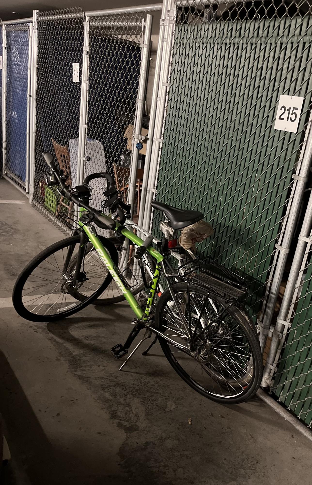 2017 Raleigh Cadent 2 Green and Silver, gray or bare metal