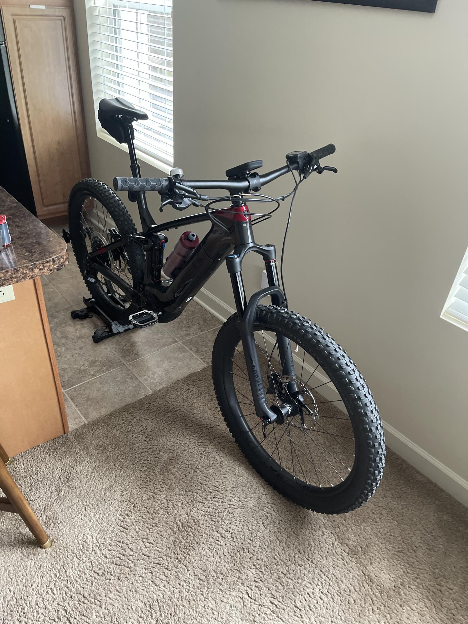 2019 Trek Powerfly 9.7 Silver, gray or bare metal
