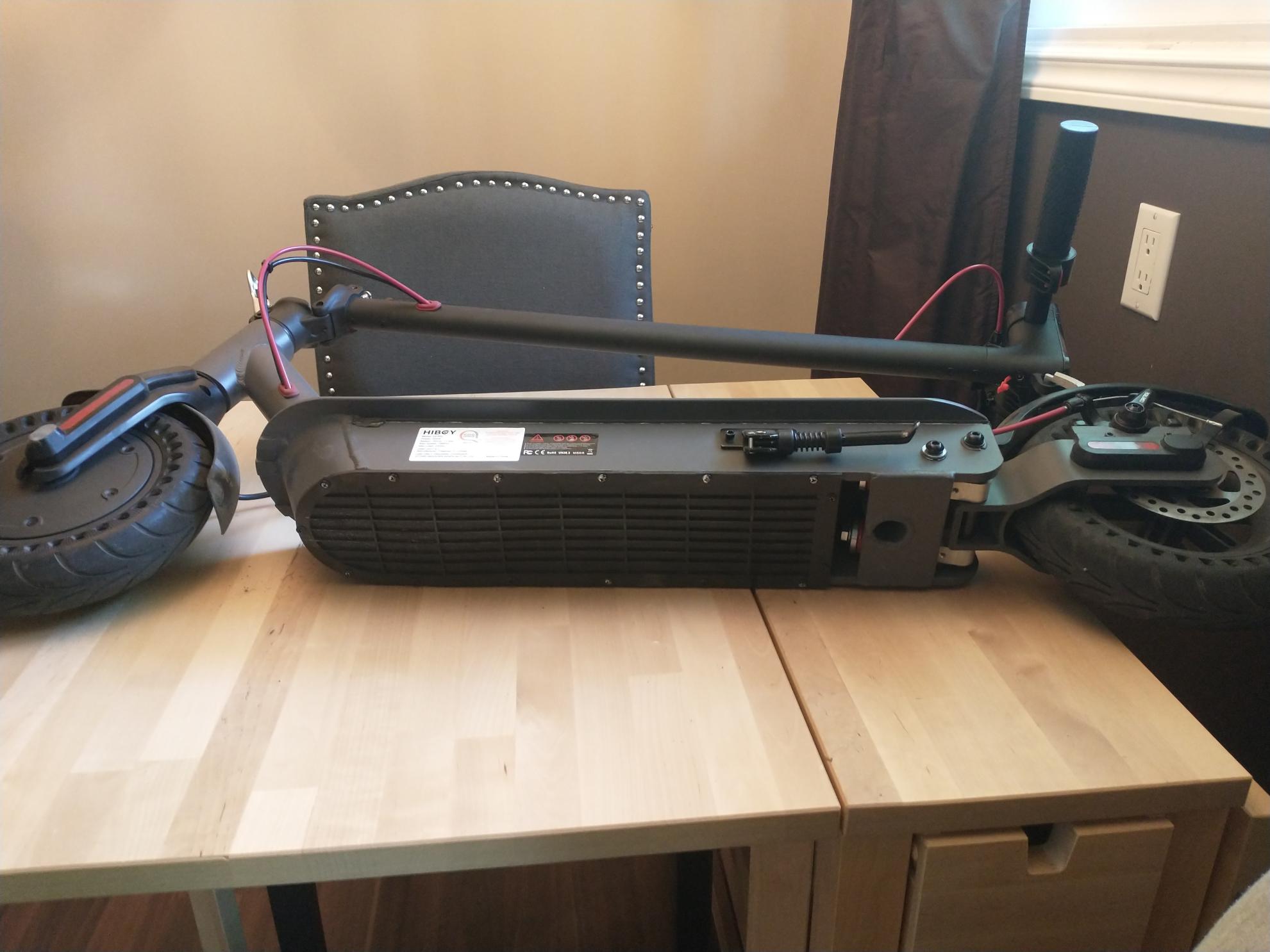 2022 Hiboy e-scooter Silver, gray or bare metal