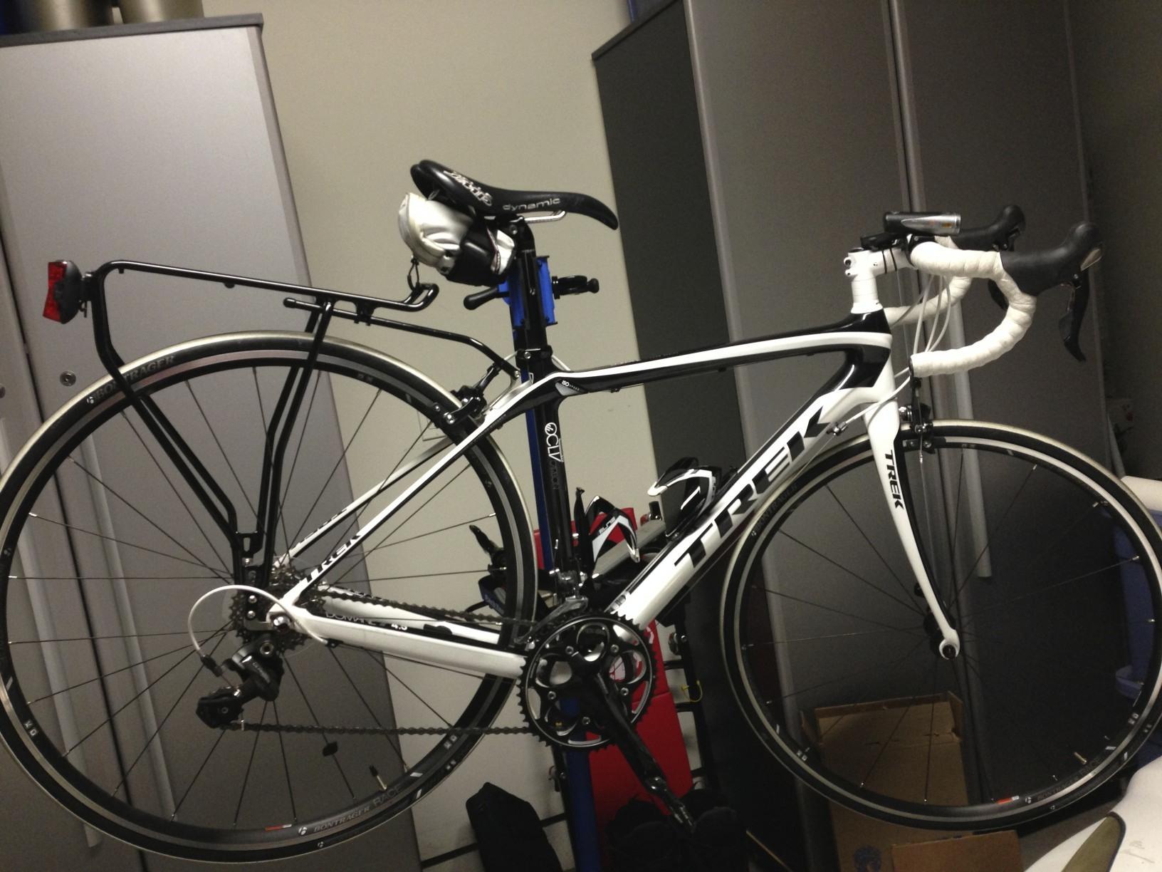 2013 Trek Domane 4.5 (Compact)  White and Black