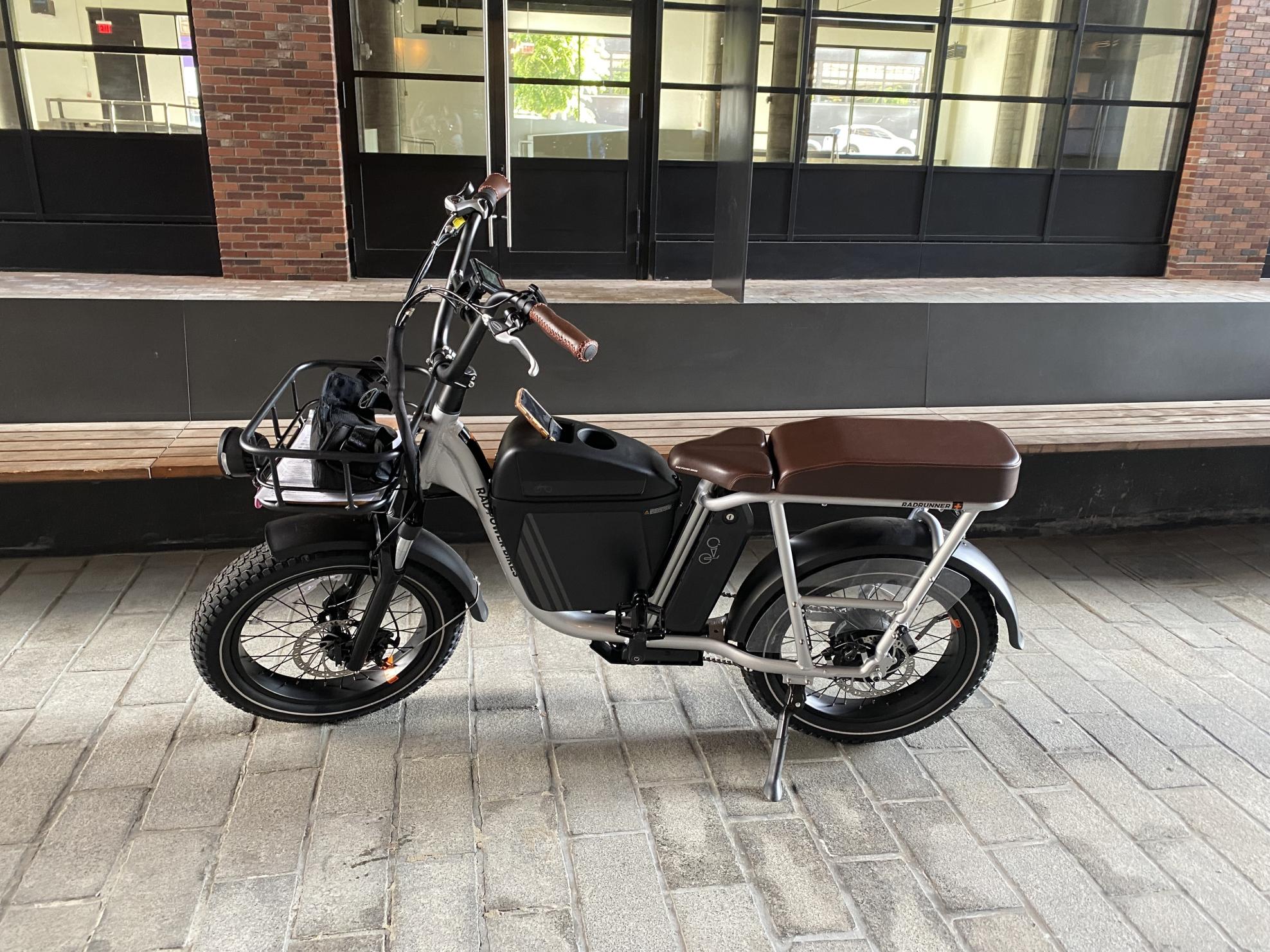 2023 Rad Power Bikes RadRunner Plus Silver, gray or bare metal