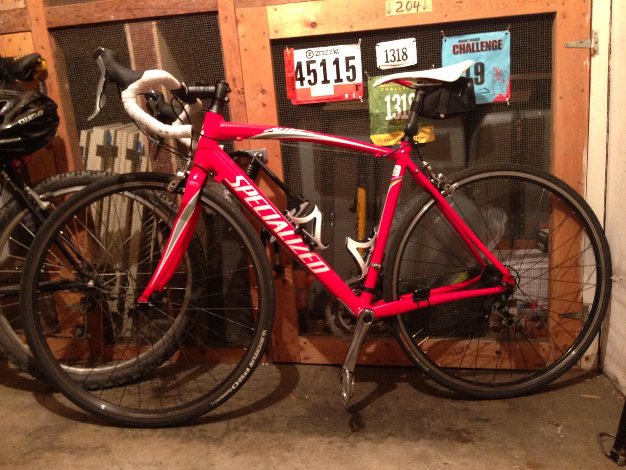 2009 Specialized Allez Elite bicycle Red