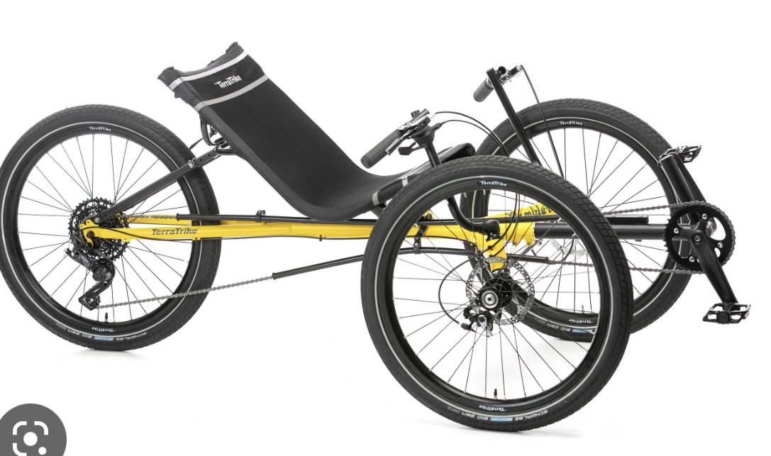 2020 Terra Trike recumbent Yellow or Gold