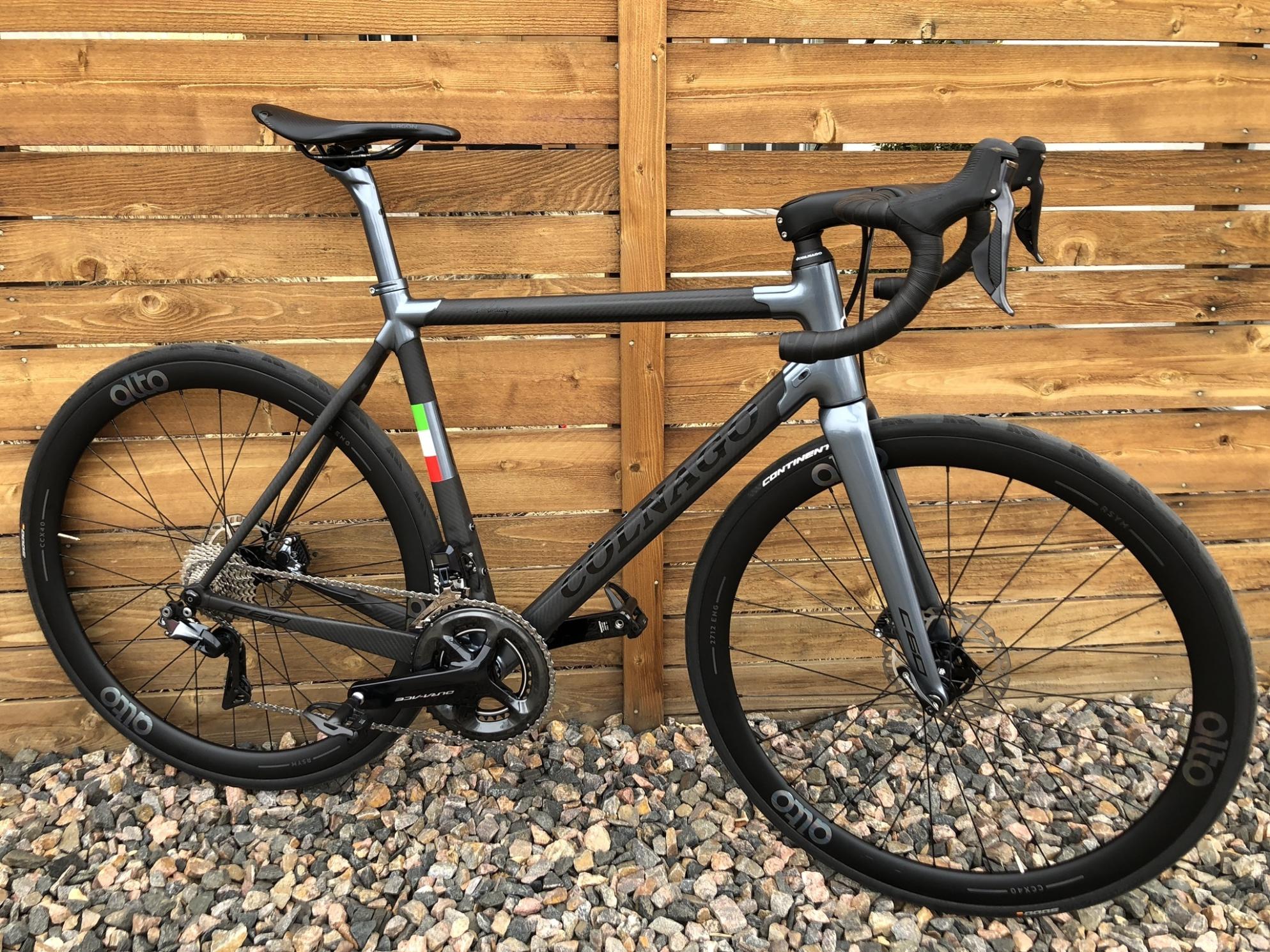 2019 Colnago C-60 Silver, gray or bare metal