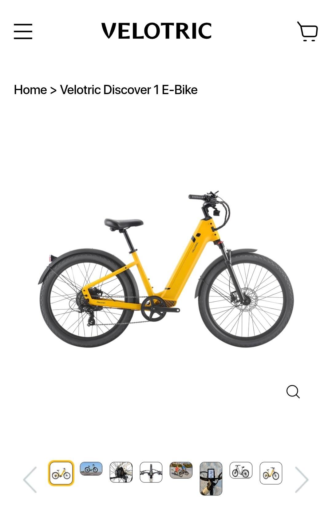2022 Velotric Yellow or Gold