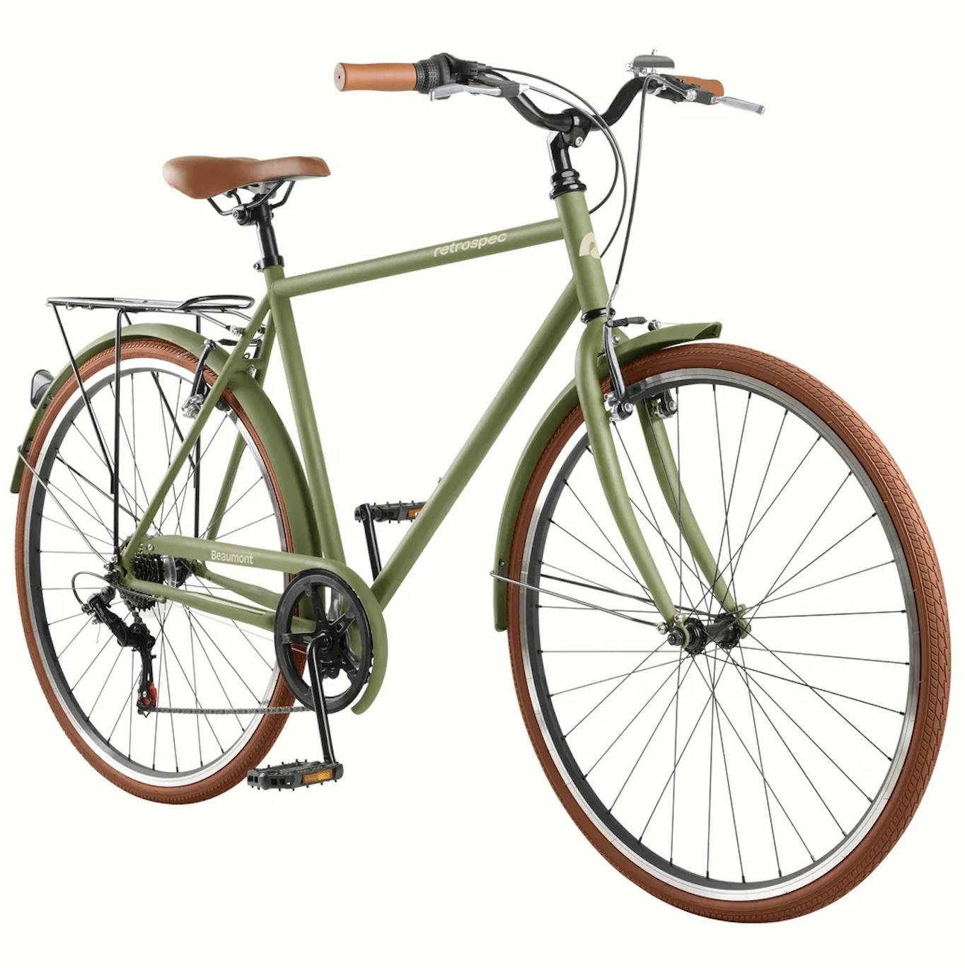 2021 Retrospec Beaumont City Bike - 7 Speed Green