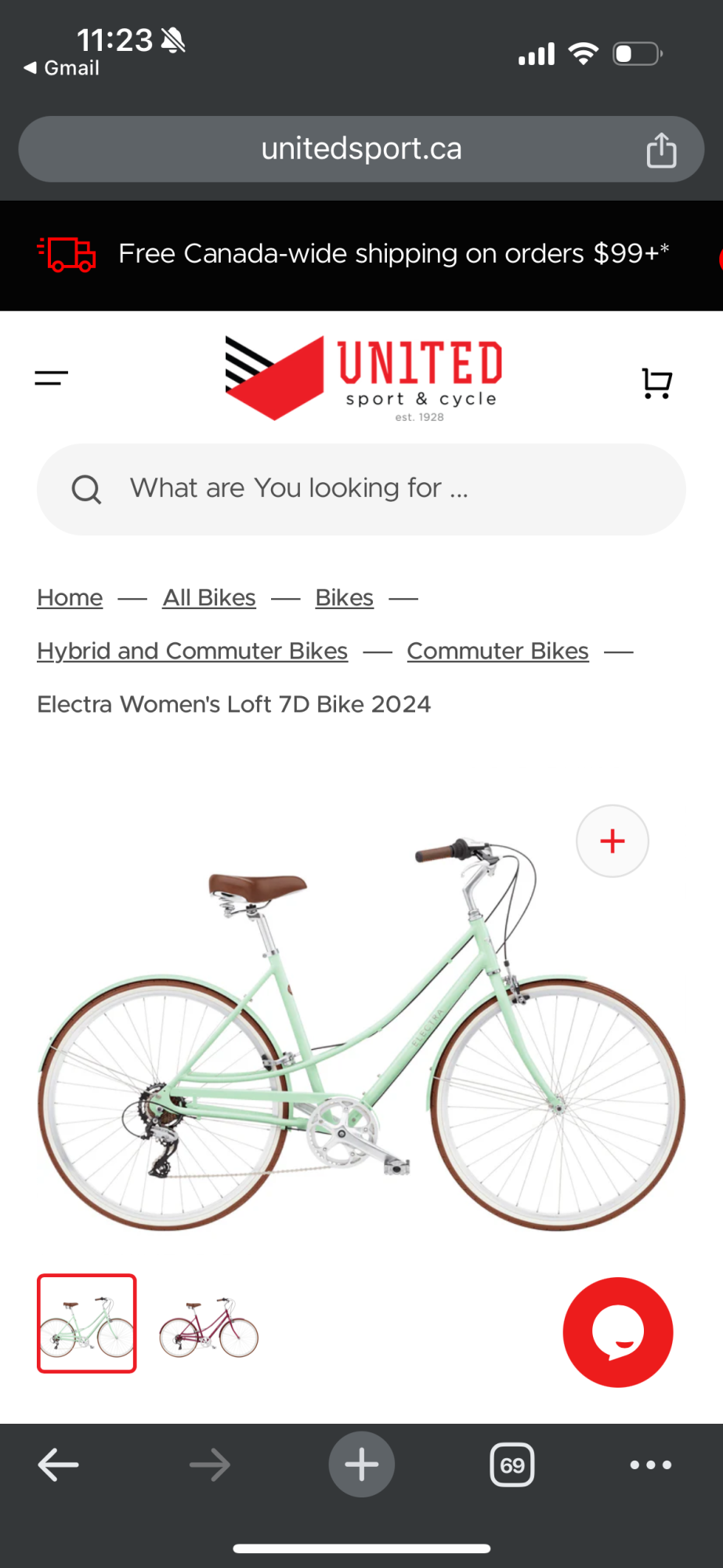 2021 Electra Loft 7d Green