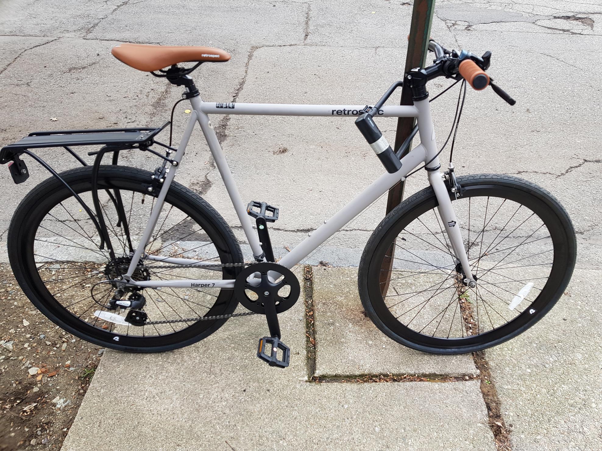 2022 Retrospec Harper 7 Silver, gray or bare metal
