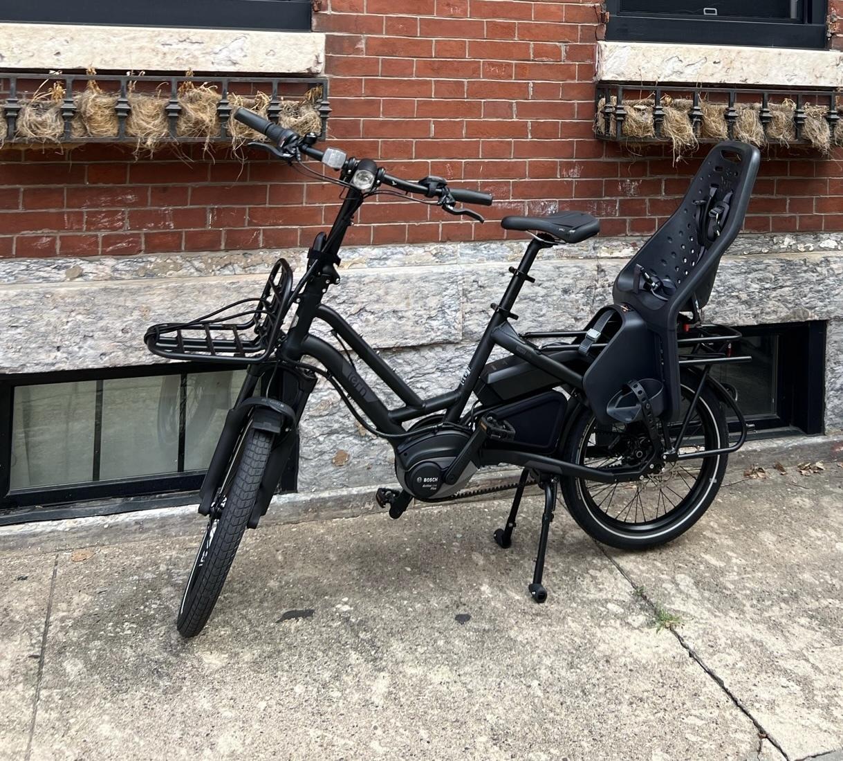 2022 Tern HSD S8i cargo bike (rear storage) Black