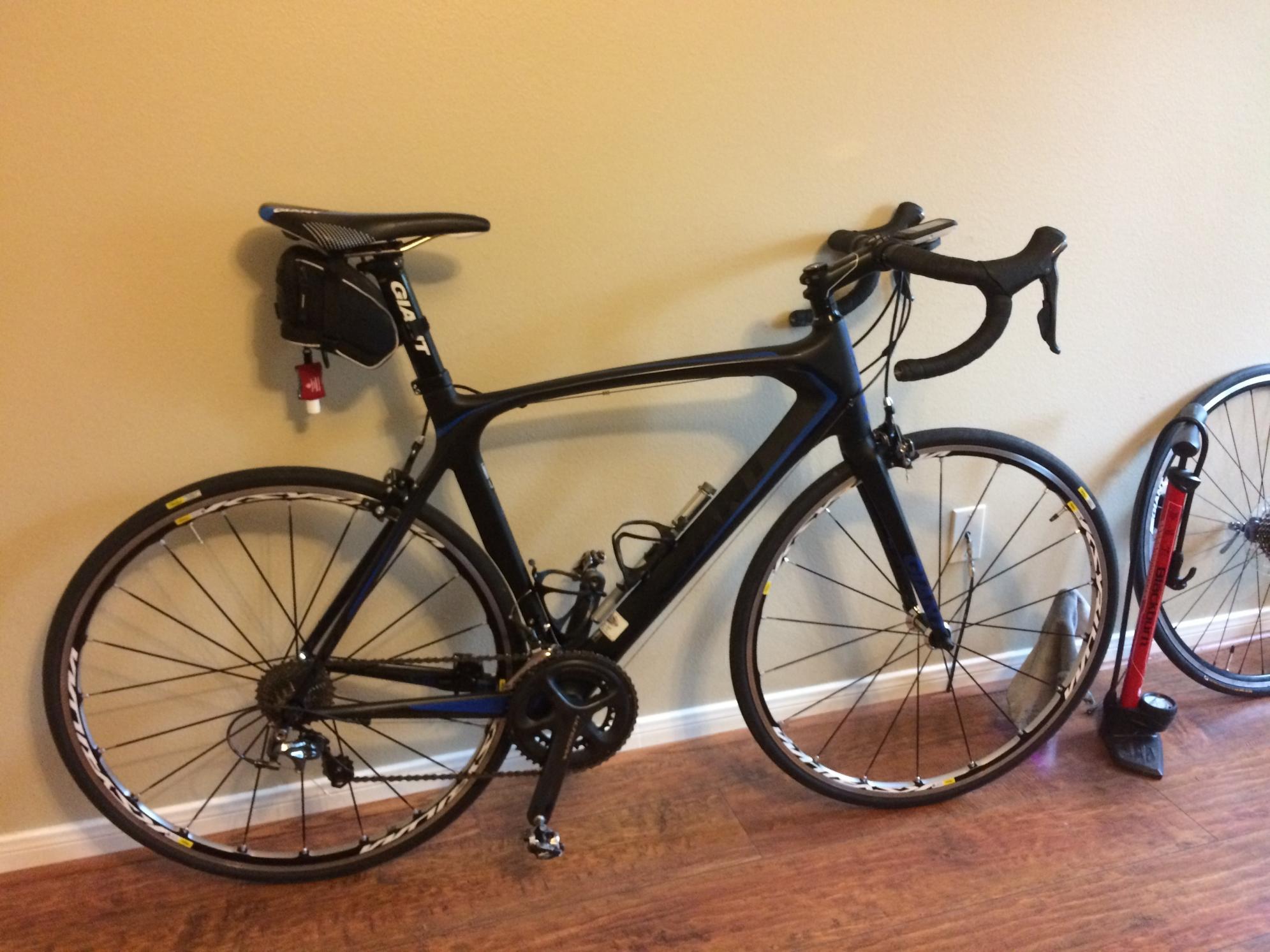 2015 Giant TCR Composite Black and Blue