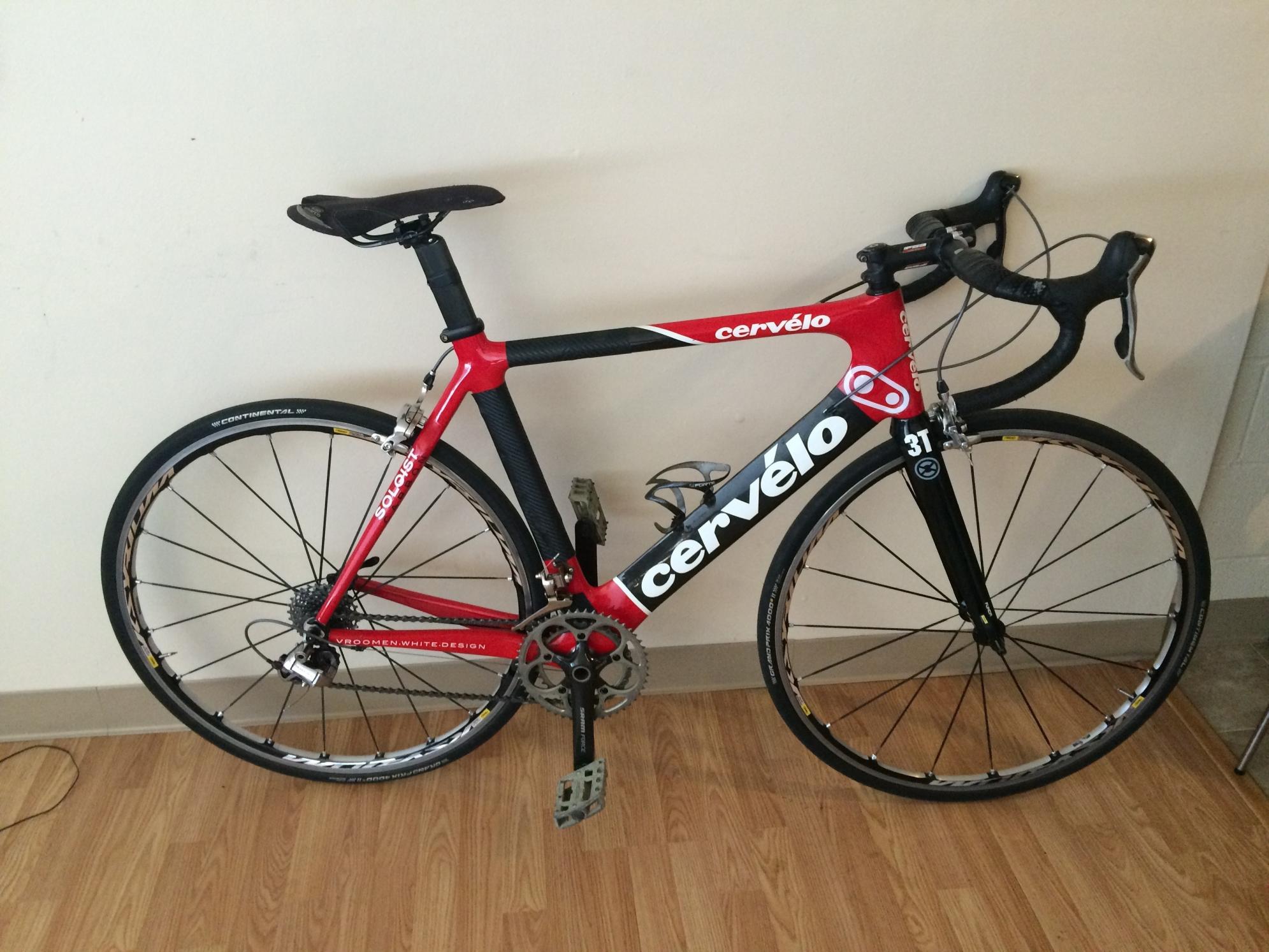 2015 Cervélo carbon fiber Red
