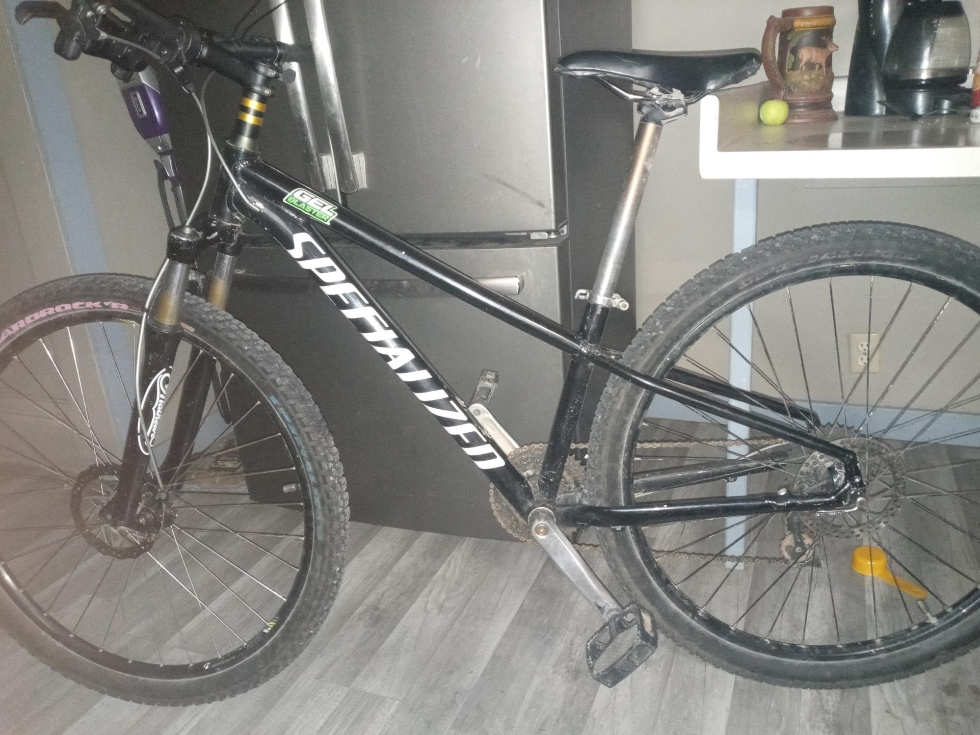 2010 Specialized Rockhopper Black and White
