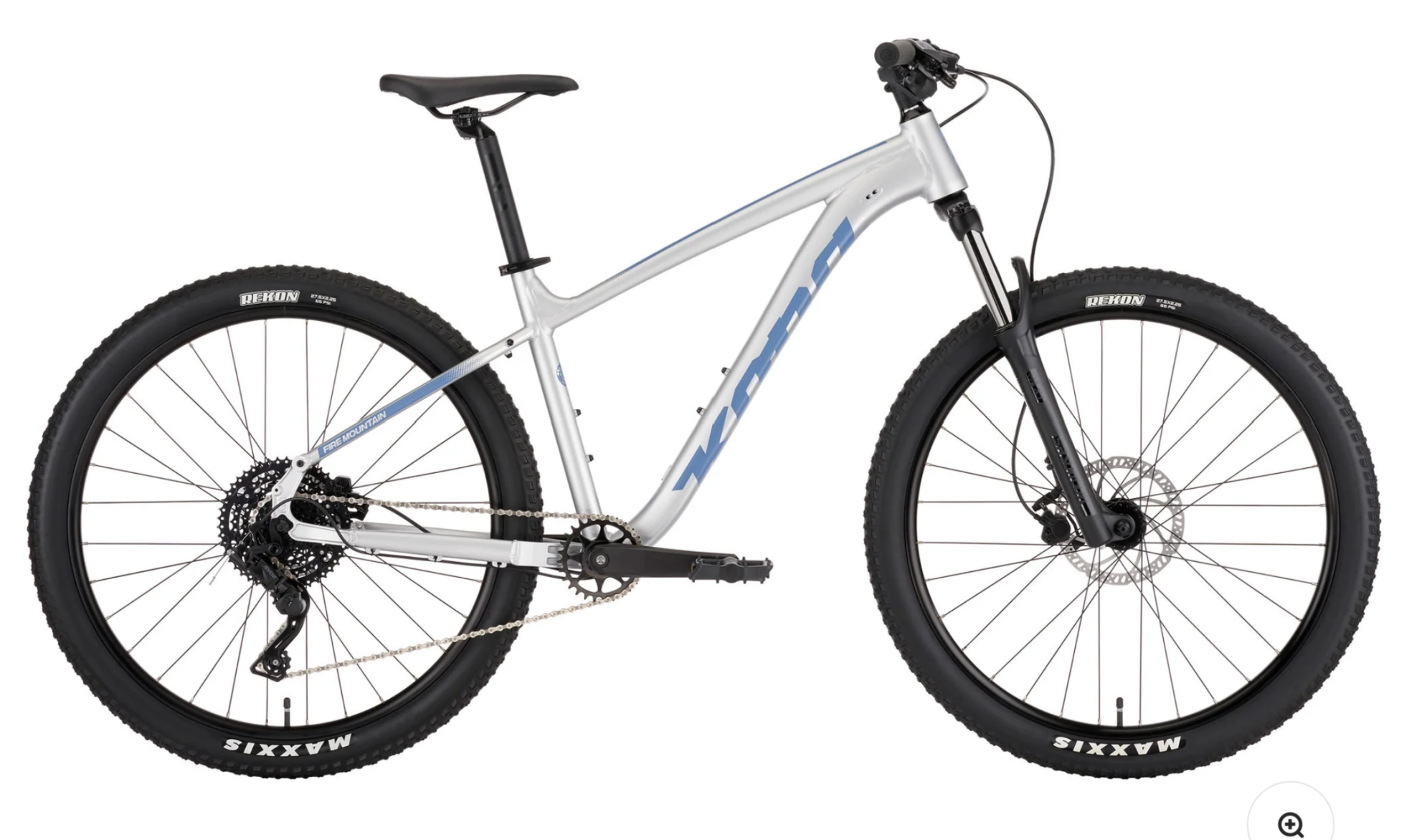 2024 Kona Fire Mountain Raw XS Silver, gray or bare metal